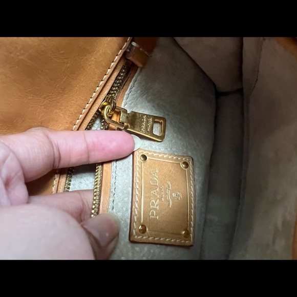 Prada Canapa Mini Righe Arancio - Picture 13 of 15